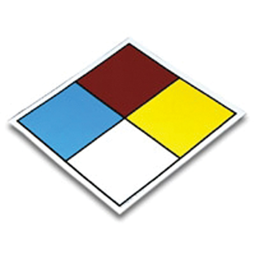 Blank NFPA Safety Placard, Vinyl Moffatt Supply & Specialties