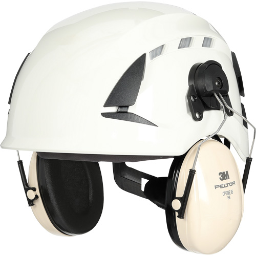 Peltor Optime 95 Series Earmuffs, Cap Mount, 20 NRR dB Moffatt Supply & Specialties