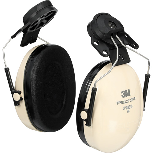 Peltor Optime 95 Series Earmuffs, Cap Mount, 20 NRR dB Moffatt Supply & Specialties
