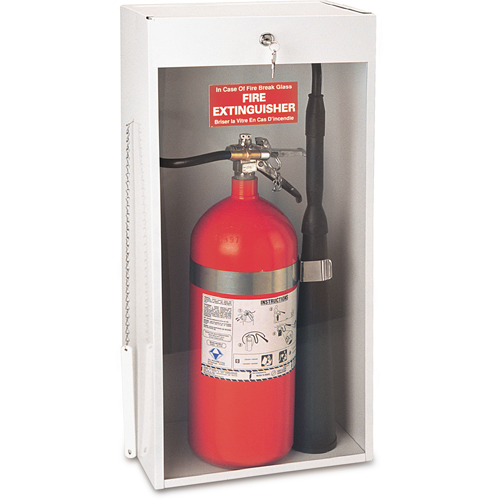 Surface-Mounted Fire Extinguisher Cabinets, 10.5625" W x 24.3125" H x 6.5625" D Moffatt Supply & Specialties