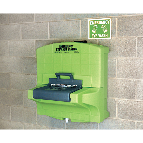 Fendall Pure Flow 1000&reg; Eyewash Station, Gravity-Fed, 7 gal. Capacity, Meets ANSI Z358.1 Moffatt Supply & Specialties
