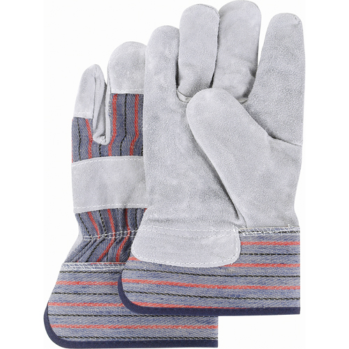 Premium Quality Fitters Gloves, Large, Split Cowhide Palm, Cotton Inner Lining Moffatt Supply & Specialties