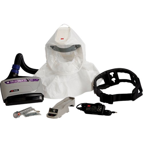 Trousse Easy-Clean pour APR motoris&eacute; TR-600 de Versaflo, Capuchon & visi&egrave;re, Pile Lithium-ion Moffatt Supply & Specialties