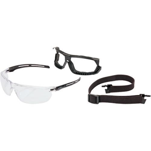 Lunettes de s&eacute;curit&eacute; &eacute;tanches Uvex Tirade, Lentille Transparent, Antibu&eacute;e, ANSI Z87+/R&eacute;pond ou surpasse la norme CSA Z94.3 Moffatt Supply & Specialties