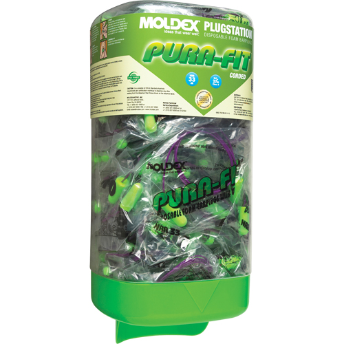 PlugStation&reg; with Corded Pura-Fit&reg; Earplugs Moffatt Supply & Specialties