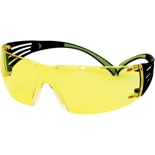 Securefit 400 Series Safety Glasses, Amber Lens, Anti-Fog/Anti-Scratch, ANSI Z87+/Meets/Exceeds CSA Z94.3 Moffatt Supply & Specialties