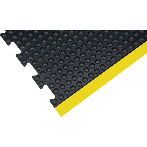 Anti-Fatigue Dome Matting, Bubbled, 3' x 4' x 1/2", Black, Rubber Moffatt Supply & Specialties
