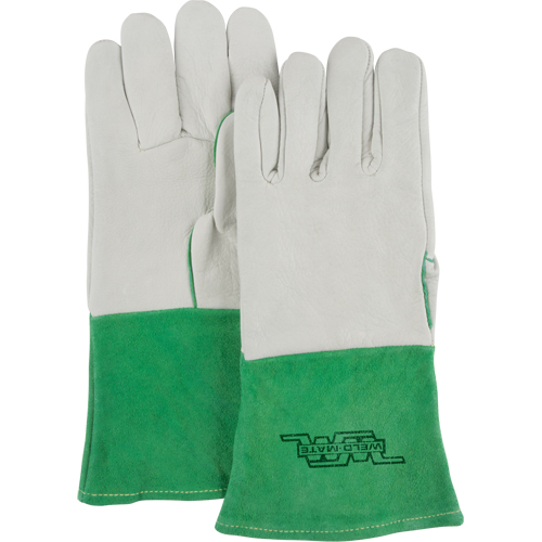 Gants de soudage TIG de premi&egrave;re qualit&eacute;, Cuir fleur de vache, Taille Moyen Moffatt Supply & Specialties