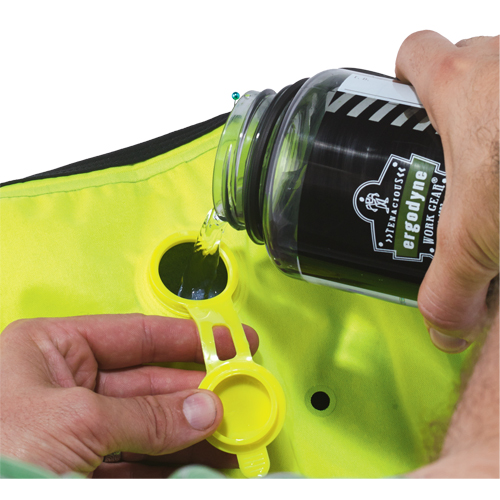 Vestes refroidissantes &agrave; &eacute;vaporation s&egrave;che Chill-Its 6685, T-Grand, Jaune lime haute visibilit&eacute; Moffatt Supply & Specialties