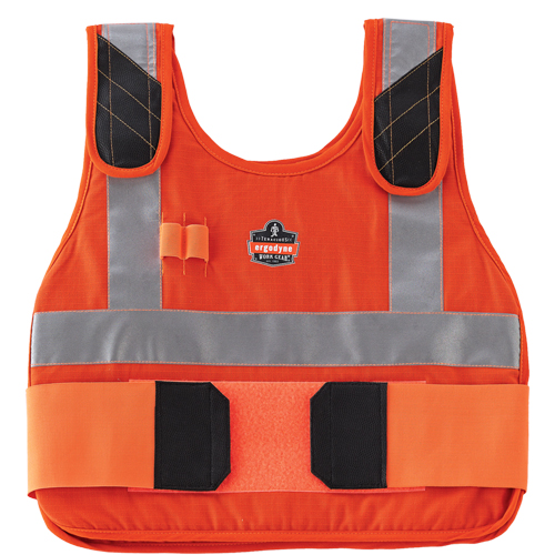 6215HV Phase Change Cooling Vests, Small/Medium, Orange Moffatt Supply & Specialties