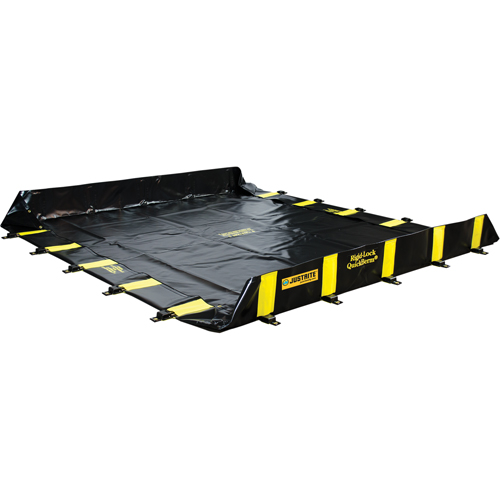 Bermes Rigid-Lock QuickBerm, Capacit&eacute; 745 gal. US, 10' la x 10' lo x 12" h, Paroi &agrave; piquets Moffatt Supply & Specialties