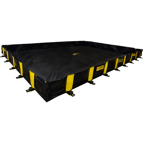 Bermes Rigid-Lock QuickBerm, Capacit&eacute; 1435 gal. US, 12' la x 16' lo x 12" h, Paroi &agrave; piquets Moffatt Supply & Specialties