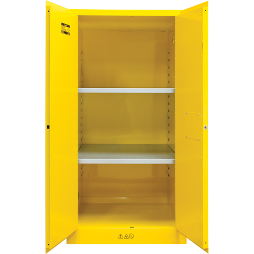 Armoire pour produits inflammables, 60 gal., 2 Porte(s), 34" La x 65" h x 34" p Moffatt Supply & Specialties