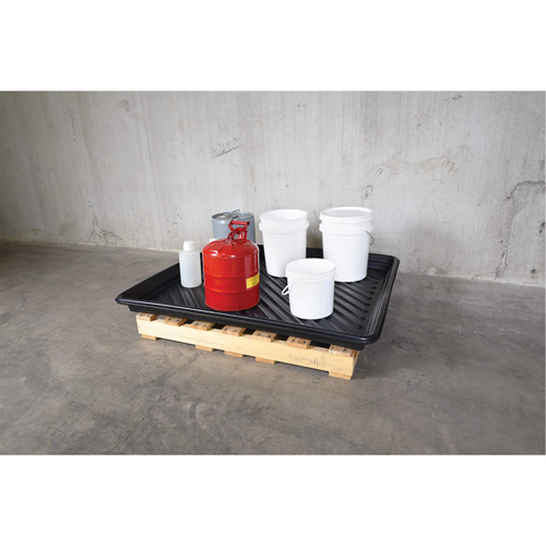 Plateaux Ultra-Utility Trays, 36" lo x 36" la x 4,75" h, Cap. de d&eacute;versement 27 gal. US Moffatt Supply & Specialties