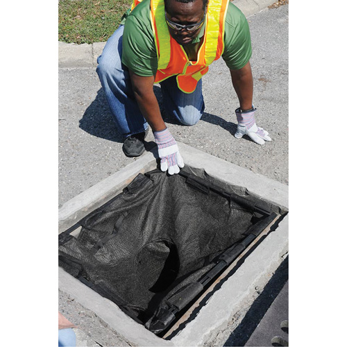 Square Ultra-Drain Guard&reg; Catch Basin Insert with Overflow Port, Oil & Sediment, 16" - 28" L x 20" - 36" W Moffatt Supply & Specialties