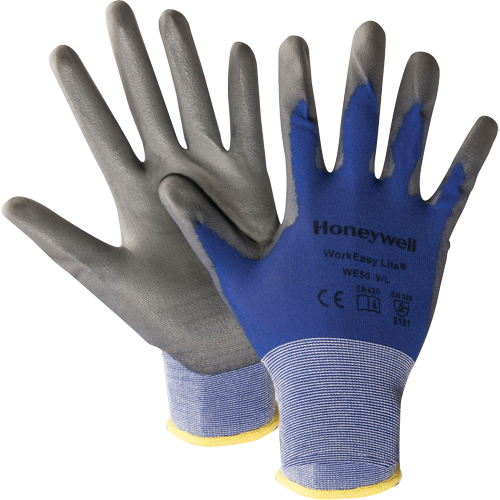 North&reg; Workeasy&reg; WE50 Lite Gloves, 9/Large, Polyurethane Coating, 18 Gauge, Nylon Shell Moffatt Supply & Specialties
