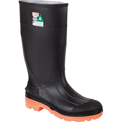 Bottes de travail PRM, PVC, Embout Acier, Pointure 11, Semelle R&eacute;sistant aux perforations Moffatt Supply & Specialties