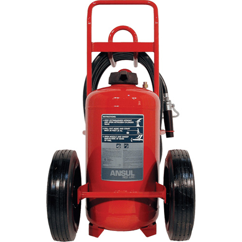 Extincteurs Red Line sur roues, BC, Capacit&eacute; 125 lb Moffatt Supply & Specialties