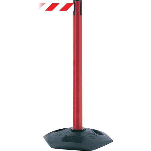 Poteau receveur robuste &agrave; ligne simple, Hauteur de 38", Noir Moffatt Supply & Specialties