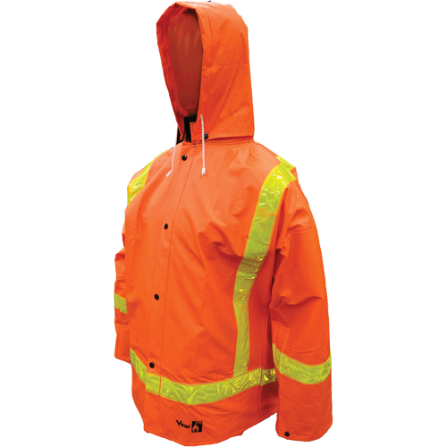 Open Road FR PVC Rain Suits, Small, Orange Moffatt Supply & Specialties