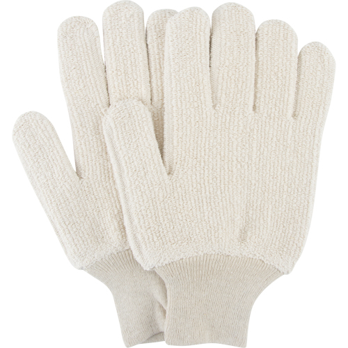 Heat-Resistant Gloves, Terry Cloth, Large, Protects Up To 212° F (100° C) Moffatt Supply & Specialties