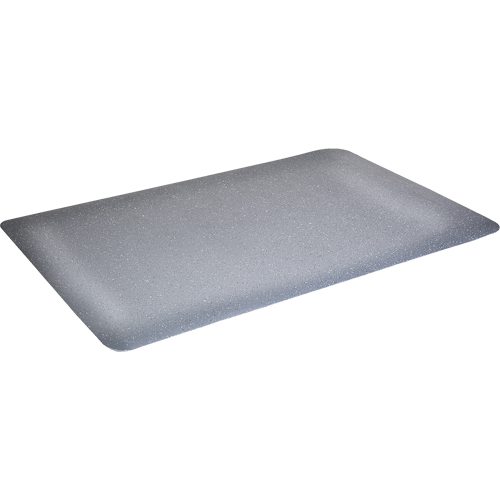 Tapis antimicrobiens WD Foodmaster, Lisse, 3' x 4' x 9/16", Gris, Mousse de vinyle Moffatt Supply & Specialties