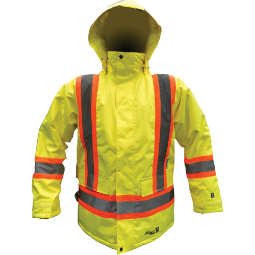 Parka de s&eacute;curit&eacute;, Jaune lime haute visibilit&eacute;, Petit Moffatt Supply & Specialties