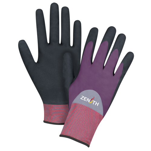 ZX-2 Premium Coated Gloves, 10/X-Large, Nitrile/Foam Nitrile Coating, 18 Gauge, Nylon Shell Moffatt Supply & Specialties