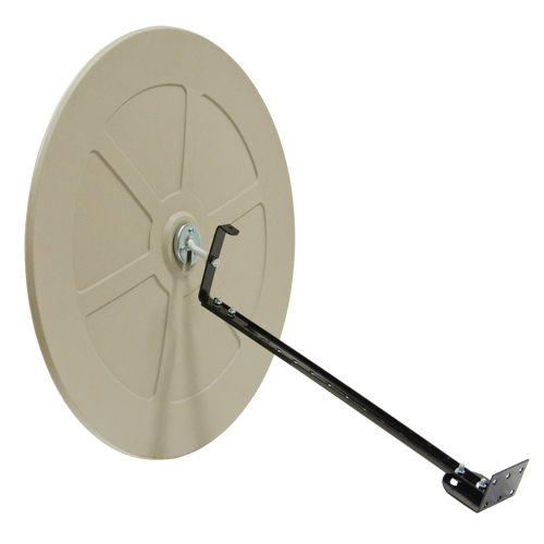 Convex Mirror with Bracket, Indoor/Outdoor, 30" Diameter Moffatt Supply & Specialties