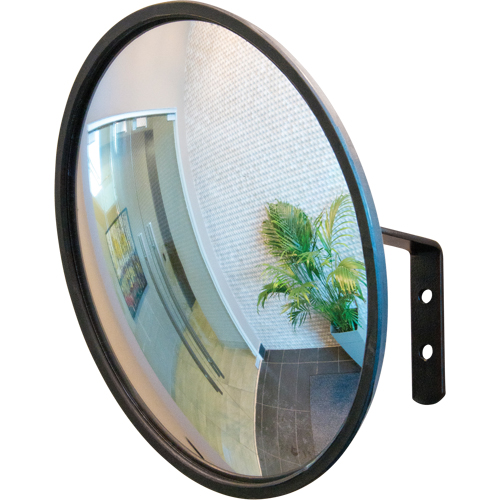 Miroir convexe avec support, Int&eacute;rieur/Ext&eacute;rieur, Diam&egrave;tre 12" Moffatt Supply & Specialties
