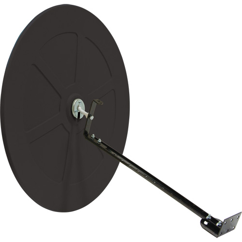 Miroir convexe avec support, Int&eacute;rieur/Ext&eacute;rieur, Diam&egrave;tre 36" Moffatt Supply & Specialties