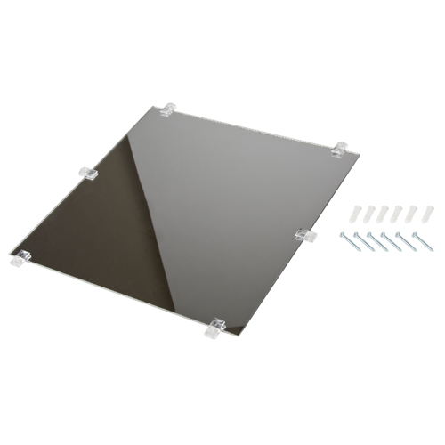 Miroir plat, 12" ha x 12" la, Non encadr&eacute; Moffatt Supply & Specialties