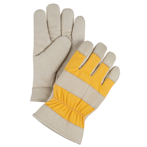Premium Winter-Lined Work Gloves, Medium, Grain Pigskin Palm, Foam Fleece Inner Lining Moffatt Supply & Specialties