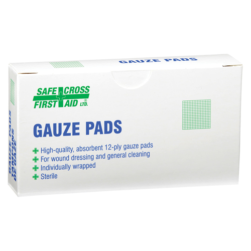 Gaze, Tampon, 2" lo x 2" la, St&eacute;rile, Dispositif m&eacute;dical Classe 1 Moffatt Supply & Specialties