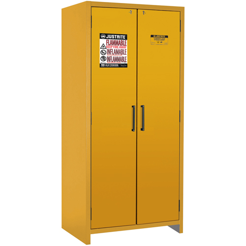 Armoire d'entreposage 90 minutes s&eacute;curitaire et conforme &agrave; la norme EN, 30 gal., 2 Porte(s), 35,16" La x 76,89" h x 24,21" p Moffatt Supply & Specialties