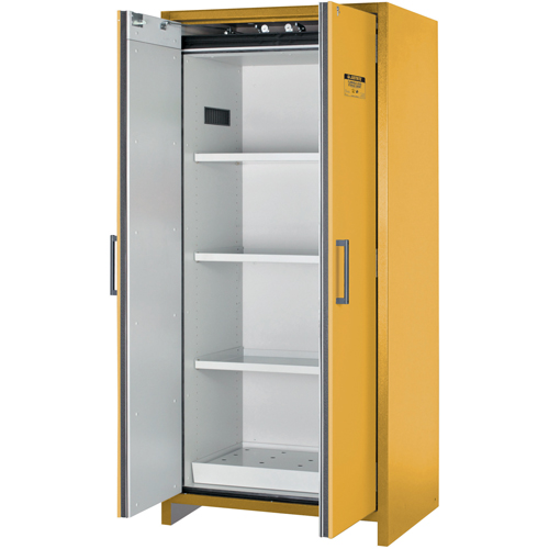 Armoire d'entreposage 90 minutes s&eacute;curitaire et conforme &agrave; la norme EN, 30 gal., 2 Porte(s), 35,16" La x 76,89" h x 24,21" p Moffatt Supply & Specialties