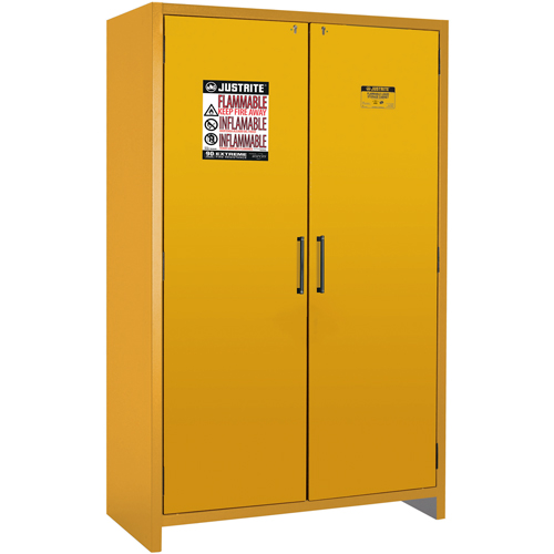 Armoire d'entreposage 90 minutes s&eacute;curitaire et conforme &agrave; la norme EN, 45 gal., 2 Porte(s), 46,97" La x 76,89" h x 24,21" p Moffatt Supply & Specialties
