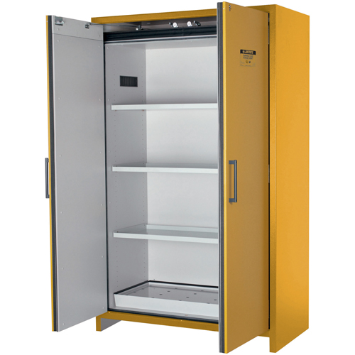 Armoire d'entreposage 90 minutes s&eacute;curitaire et conforme &agrave; la norme EN, 45 gal., 2 Porte(s), 46,97" La x 76,89" h x 24,21" p Moffatt Supply & Specialties