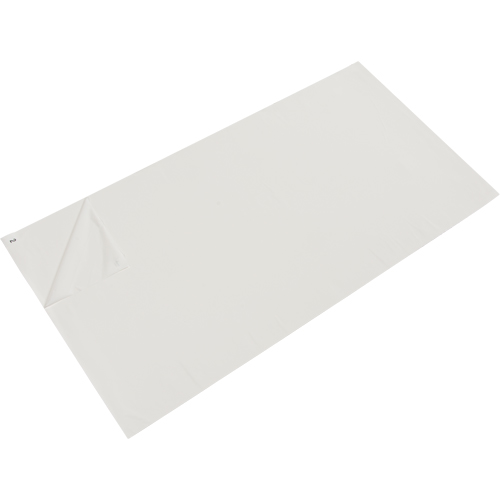 Peel-Away Cleanroom Mat Refills, 1.57 mils Thick, 2' W, 3' L x White Moffatt Supply & Specialties