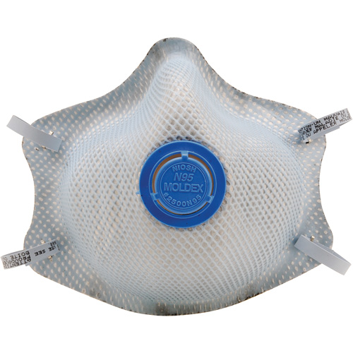 Respirateurs contre les particules 2500, N95, Certifi&eacute; NIOSH, Grand/Moyen Moffatt Supply & Specialties