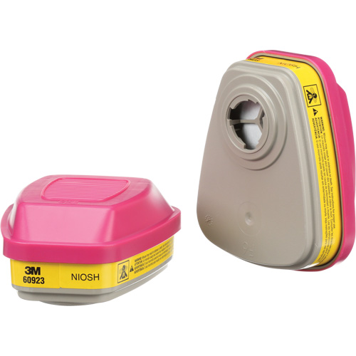 Cartouches pour respirateur s&eacute;rie 6000, Cartouche gaz/vapeur, Vapeurs organiques/Gaz acides/P100 Moffatt Supply & Specialties
