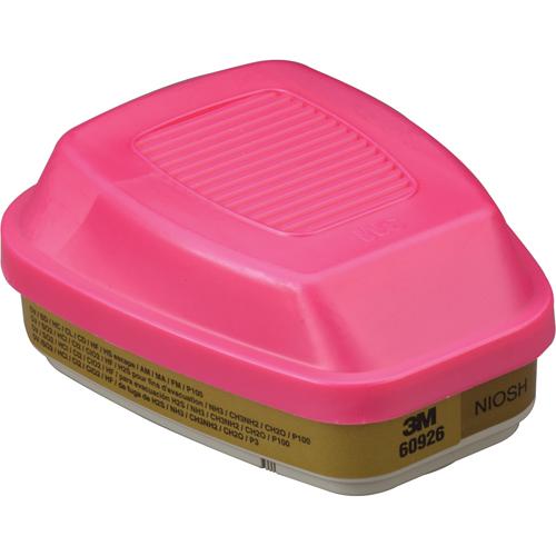 Cartouches pour respirateur s&eacute;rie 6000, Cartouche gaz/vapeur, Gaz multiples/Vapeurs/P100 Moffatt Supply & Specialties