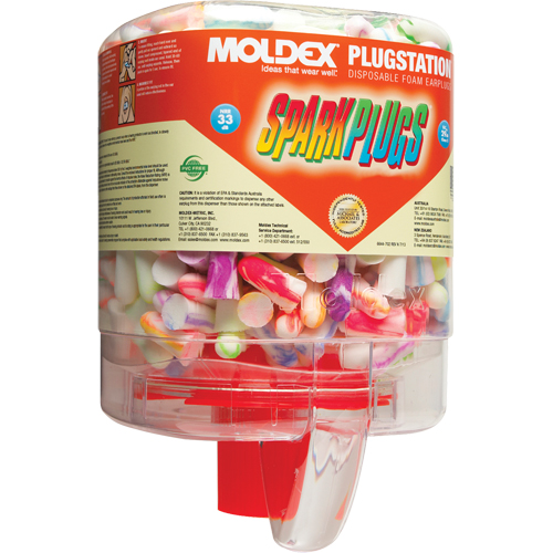 SparkPlugs&reg; Plugstation&reg; Earplugs Dispenser Moffatt Supply & Specialties
