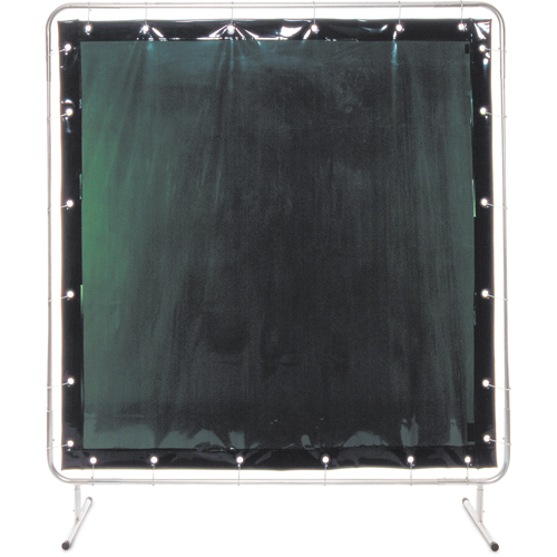 Welding Screen and Frame, Green, 6' x 10' Moffatt Supply & Specialties