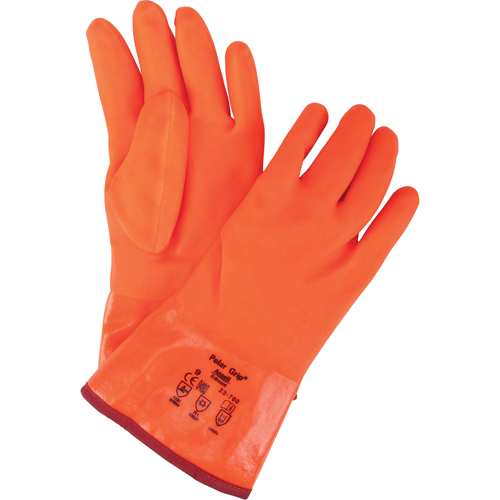 Polar Grip&reg; 23-700 Gloves, 9/Large, PVC Coating, Nylon Shell Moffatt Supply & Specialties