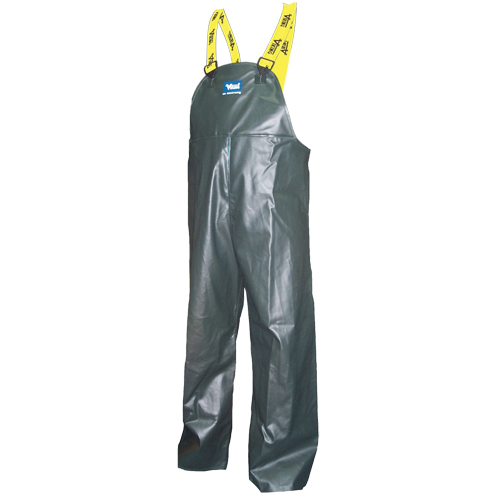 Journeyman&reg; Bib Pants, 4X-Large, Polyester/PVC, Green Moffatt Supply & Specialties