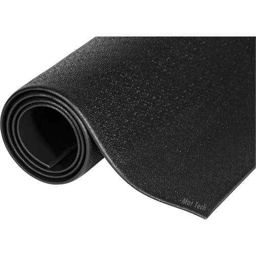 Comfort-King Mats, Smooth, 6' x 6' x 3/8", Black, Sponge Moffatt Supply & Specialties