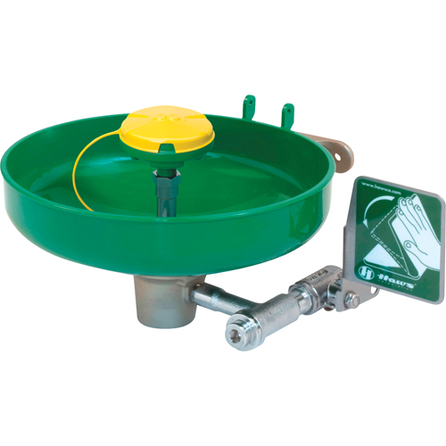 Axion&reg; Eye/Face Wash Station, Wall-Mount Installation, Plastic Bowl Moffatt Supply & Specialties