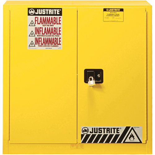 Armoire de s&eacute;curit&eacute; pour produits inflammables Ex Sure-Grip, 30 gal., 2 Porte(s), 36" La x 35" h x 24" p Moffatt Supply & Specialties