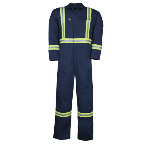 Westex UltraSoft&reg; Unlined Coveralls, Size 34/36, Navy Blue, 12.4 cal/cm2 Moffatt Supply & Specialties